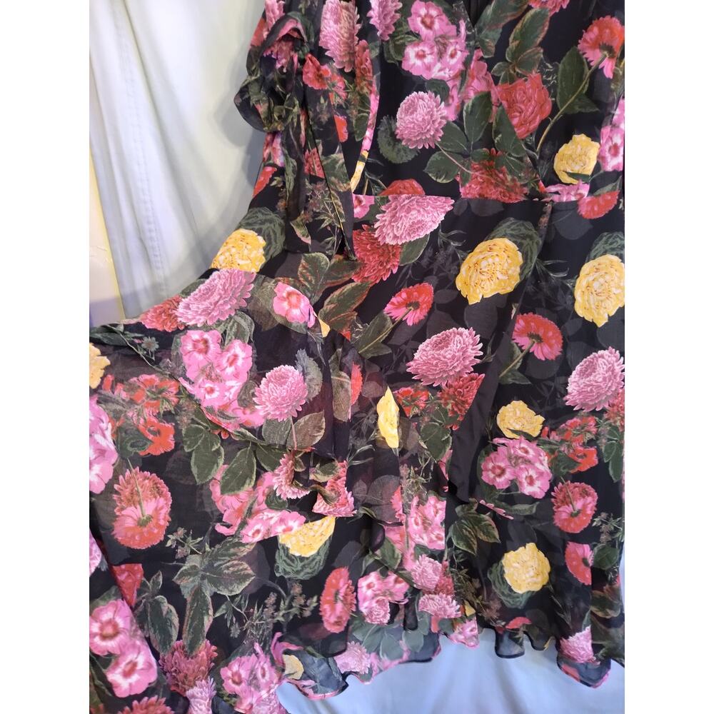 Rachel Roy Floral V-Neck Dress - Picture 2 of 6
